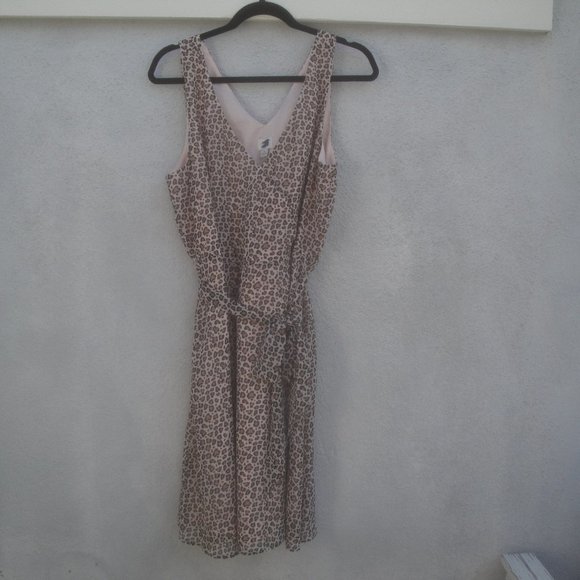A New Day Animal Print Sleeveless Shift Dress M - Picture 2 of 8